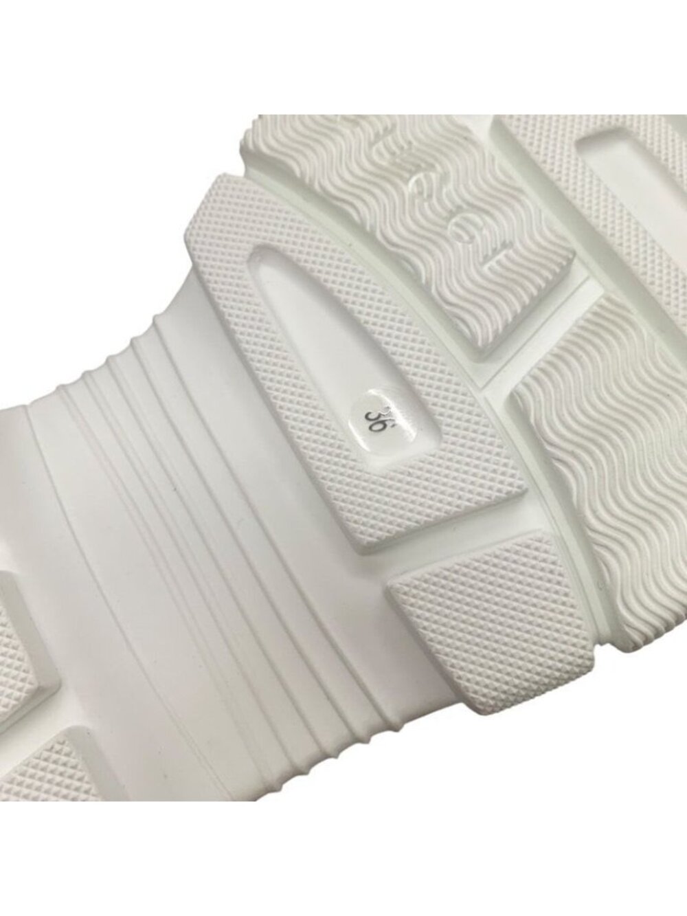 Gucci Sandals Shoes Mesh Leather White Gold Silver Sports Flat - Picture 9 of 11